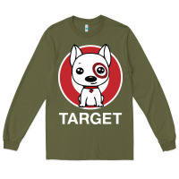 Army Green target team member Long Sleeve Tee - ArtMosaic