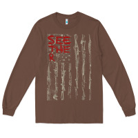 Chestnut Seether Bone Flag Long Sleeve Tee - ArtMosaic
