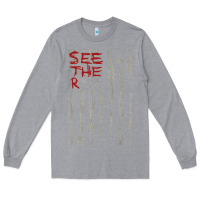 Heather Grey Seether Bone Flag Long Sleeve Tee - ArtMosaic
