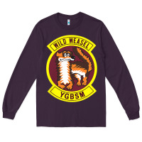 Plum Air Force Wild Weasel YGBSM Long Sleeve Tee - ArtMosaic