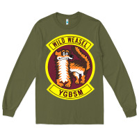 Army Green Air Force Wild Weasel YGBSM Long Sleeve Tee - ArtMosaic