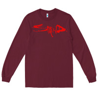 Burgundy staind Long Sleeve Tee - ArtMosaic
