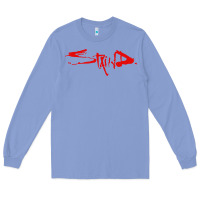 Colony Blue staind Long Sleeve Tee - ArtMosaic
