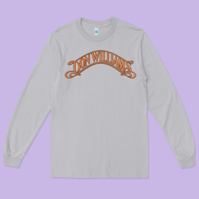 Don Williams - American Country Singer Long Sleeve Tee Designed By Artmosaic