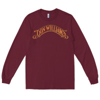 Burgundy Don Williams - American country singer Long Sleeve Tee - ArtMosaic