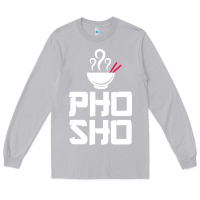 Moon Dust pho sho foodie asian food humor chopsticks funny Long Sleeve Tee - ArtMosaic