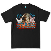 Black Oh my stars farm animals Premium Tee - FaDigitalArtStudio