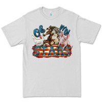 Dove Grey Oh my stars farm animals Premium Tee - FaDigitalArtStudio