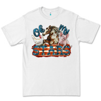 White Oh my stars farm animals Premium Tee - FaDigitalArtStudio