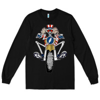 Black grateful motor ber Long Sleeve Tee - ArtMosaic