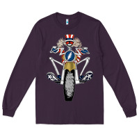 Plum grateful motor ber Long Sleeve Tee - ArtMosaic
