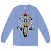 Colony Blue grateful motor ber Long Sleeve Tee - ArtMosaic