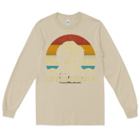 Mushroom Golden Retriever Dog Life is golden retro vintage Long Sleeve Tee - ArtMosaic