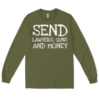 Army Green Warren Zevon Send Lawyers Guns and Money Music Shirt Long Sleeve Tee - ArtMosaic