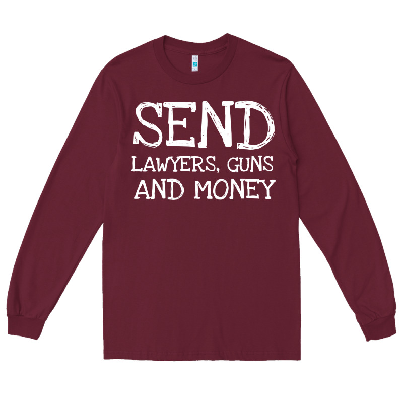 Warren Zevon Send Lawyers Guns And Money Music Shirt Long Sleeve Tee by ArtMosaic | Teevron
