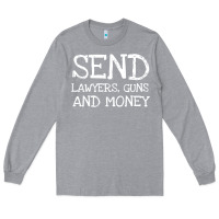 Heather Grey Warren Zevon Send Lawyers Guns and Money Music Shirt Long Sleeve Tee - ArtMosaic