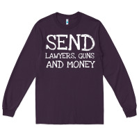 Plum Warren Zevon Send Lawyers Guns and Money Music Shirt Long Sleeve Tee - ArtMosaic