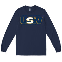 Navy United Steelworkers - Unity and Strength for Worke Long Sleeve Tee - ArtMosaic