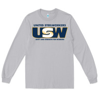 Moon Dust United Steelworkers - Unity and Strength for Worke Long Sleeve Tee - ArtMosaic