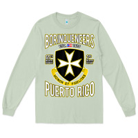 Matcha Borinqueneers Puerto Rico Flag Honor Et Fidelitas Long Sleeve Tee - ArtMosaic