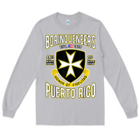 Moon Dust Borinqueneers Puerto Rico Flag Honor Et Fidelitas Long Sleeve Tee - ArtMosaic