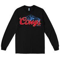 Black wsu cougs Long Sleeve Tee - ArtMosaic