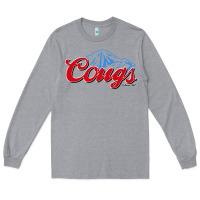 Heather Grey wsu cougs Long Sleeve Tee - ArtMosaic