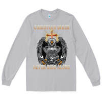Moon Dust jesus christian biker never ride alone Long Sleeve Tee - ArtMosaic