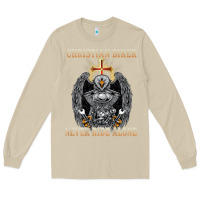 Mushroom jesus christian biker never ride alone Long Sleeve Tee - ArtMosaic