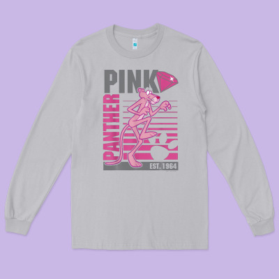 Pink Panther Long Sleeve Tee Designed By Artmosaic