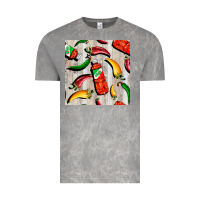 Cloud Rock mexican chili and pepper seamless pattern Vintage Tee - BundleAndBundleShop