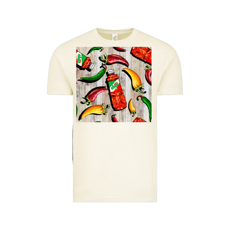Mexican Chili And Pepper Seamless Pattern Vintage Tee by BundleAndBundleShop | Teevron