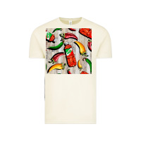 Vintage Arctic mexican chili and pepper seamless pattern Vintage Tee - BundleAndBundleShop