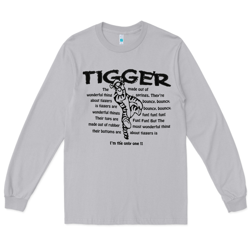 Tigger If The Only One Long Sleeve Tee by ArtMosaic | Teevron