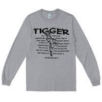 Heather Grey tigger if the only one Long Sleeve Tee - ArtMosaic