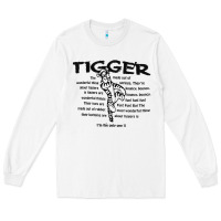 White tigger if the only one Long Sleeve Tee - ArtMosaic