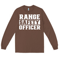Chestnut range safety officer worker team job t shirt Long Sleeve Tee - ArtMosaic