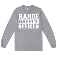 Heather Grey range safety officer worker team job t shirt Long Sleeve Tee - ArtMosaic