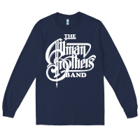Navy the allman brothers Long Sleeve Tee - ArtMosaic