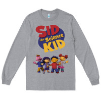 Heather Grey Sid The Science Kid boyfriend Long Sleeve Tee - ArtMosaic