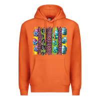Carrot easter eggs and leopard brushstrokes Premium Hoodie - Artiststas