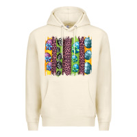Tofu easter eggs and leopard brushstrokes Premium Hoodie - Artiststas
