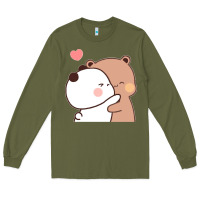 Army Green Bubu Dudu Long Sleeve Tee - ArtMosaic