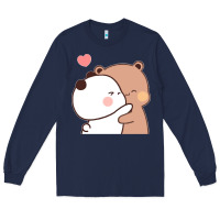 Navy Bubu Dudu Long Sleeve Tee - ArtMosaic
