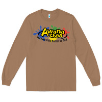 Toasted Coconut Vintage-Awana clubs Long Sleeve Tee - ArtMosaic