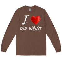 Chestnut i love heart bid whist card game t shirt Long Sleeve Tee - ArtMosaic