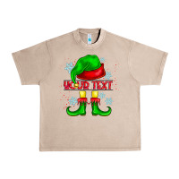 French Oak Elf Your Text Urban Heavy Tee - CowhideDigitalArt
