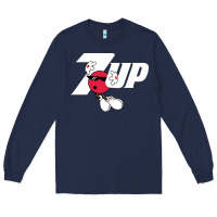 Navy cool spot,uncola 7up Long Sleeve Tee - ArtMosaic