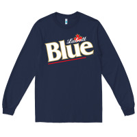 Navy labatt blue beer Long Sleeve Tee - ArtMosaic
