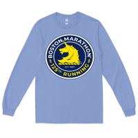 Colony Blue boston marathon Long Sleeve Tee - ArtMosaic